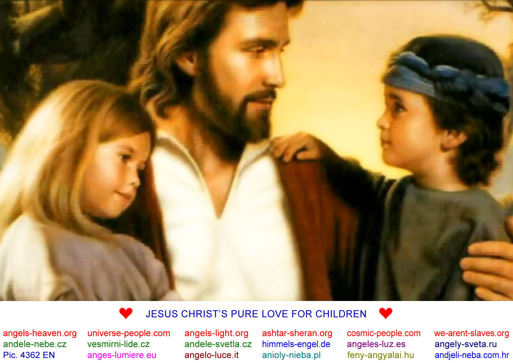  JESUS CHRIST'S PURE LOVE FOR CHILDREN 